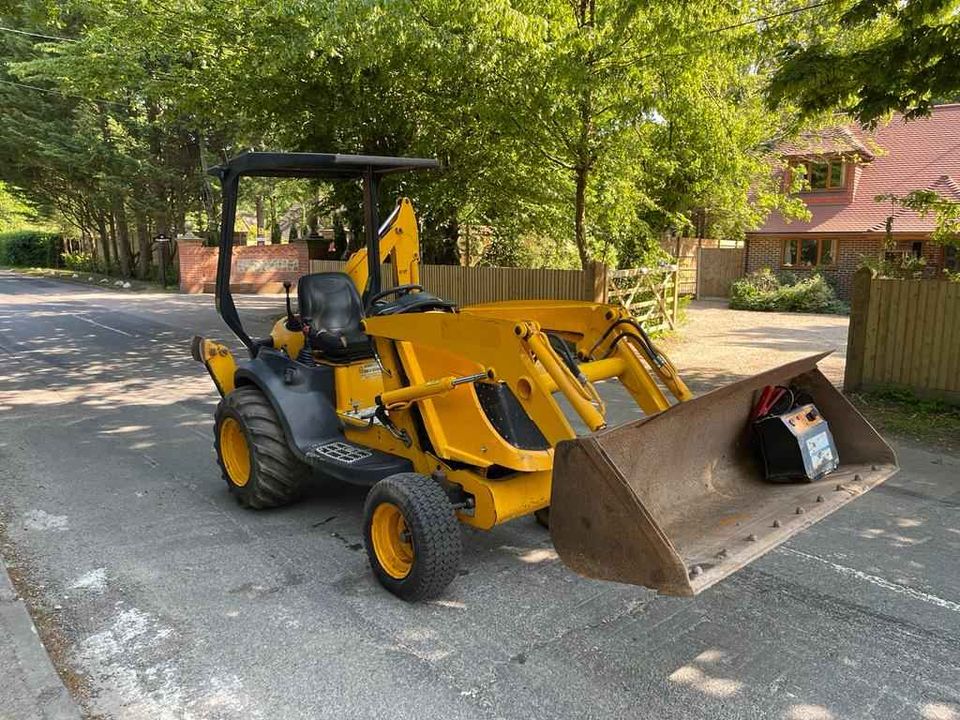 Digger Bidder Jcb Mini Cx Backhoe Loader