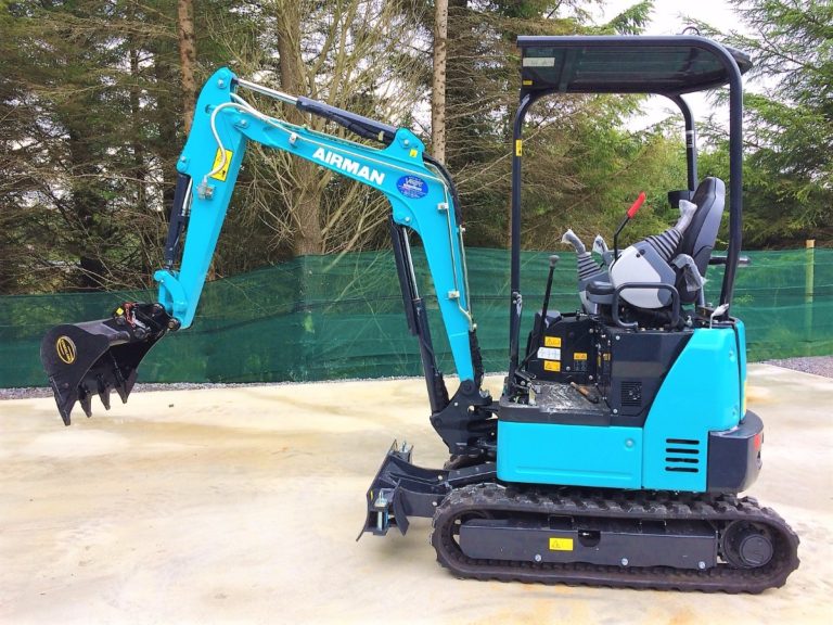 Digger Bidder - 2017 Airman AX19U mini excavator