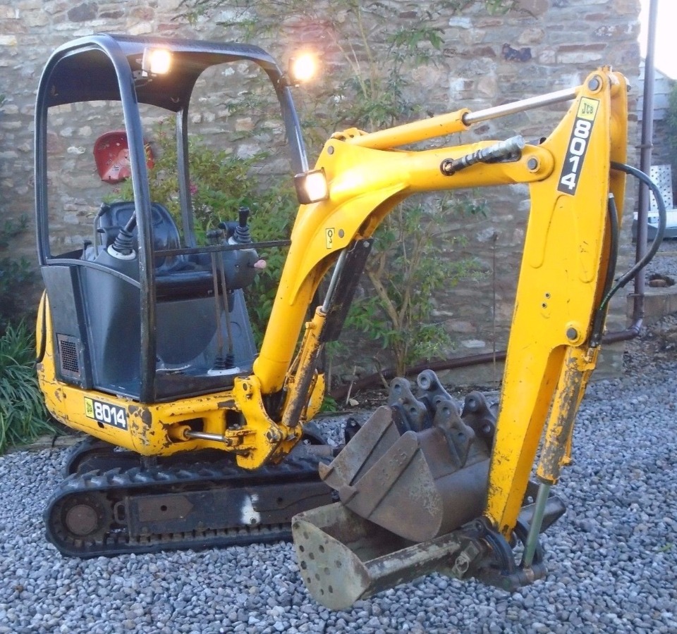 Digger Bidder - JCB 801.4 MINI EXCAVATOR - 2007, 3 BUCKETS