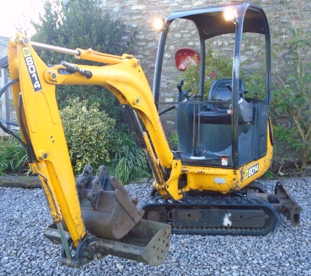 Digger Bidder - JCB 801.4 MINI EXCAVATOR - 2007, 3 BUCKETS