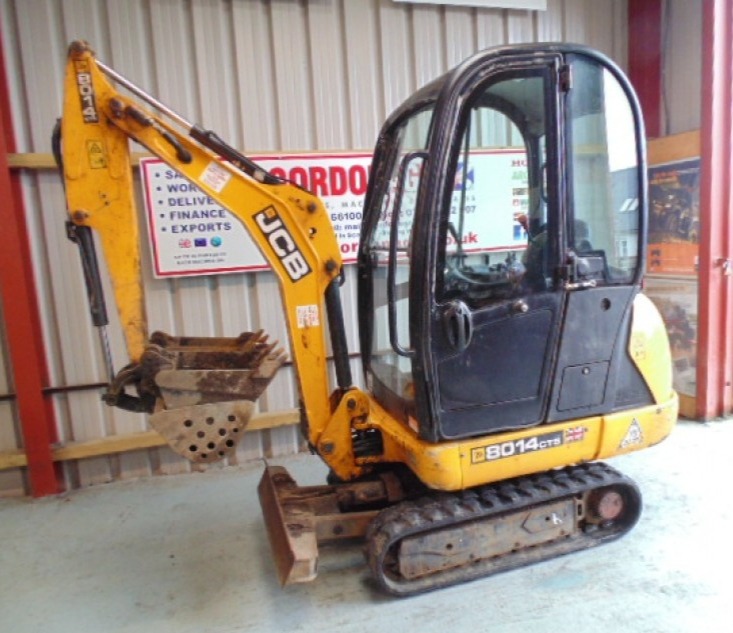 Digger Bidder - 2013 JCB 8014 mini excavator - 1.5 tonne, 3 buckets ...