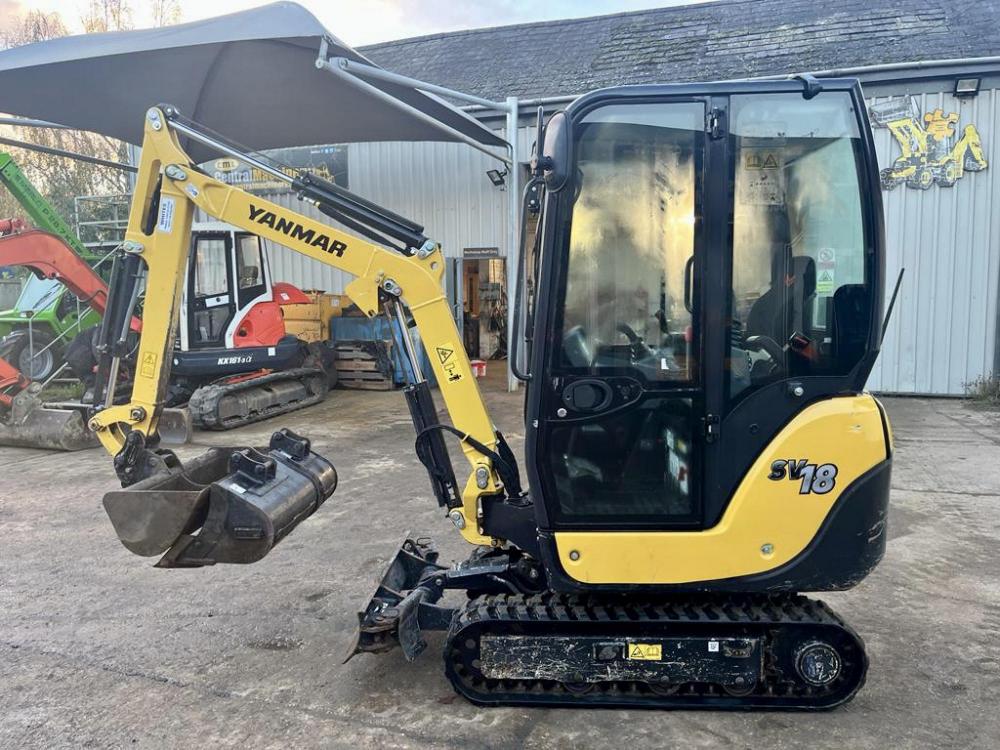 Digger Bidder - 2021 Yanmar SV18 mini excavator