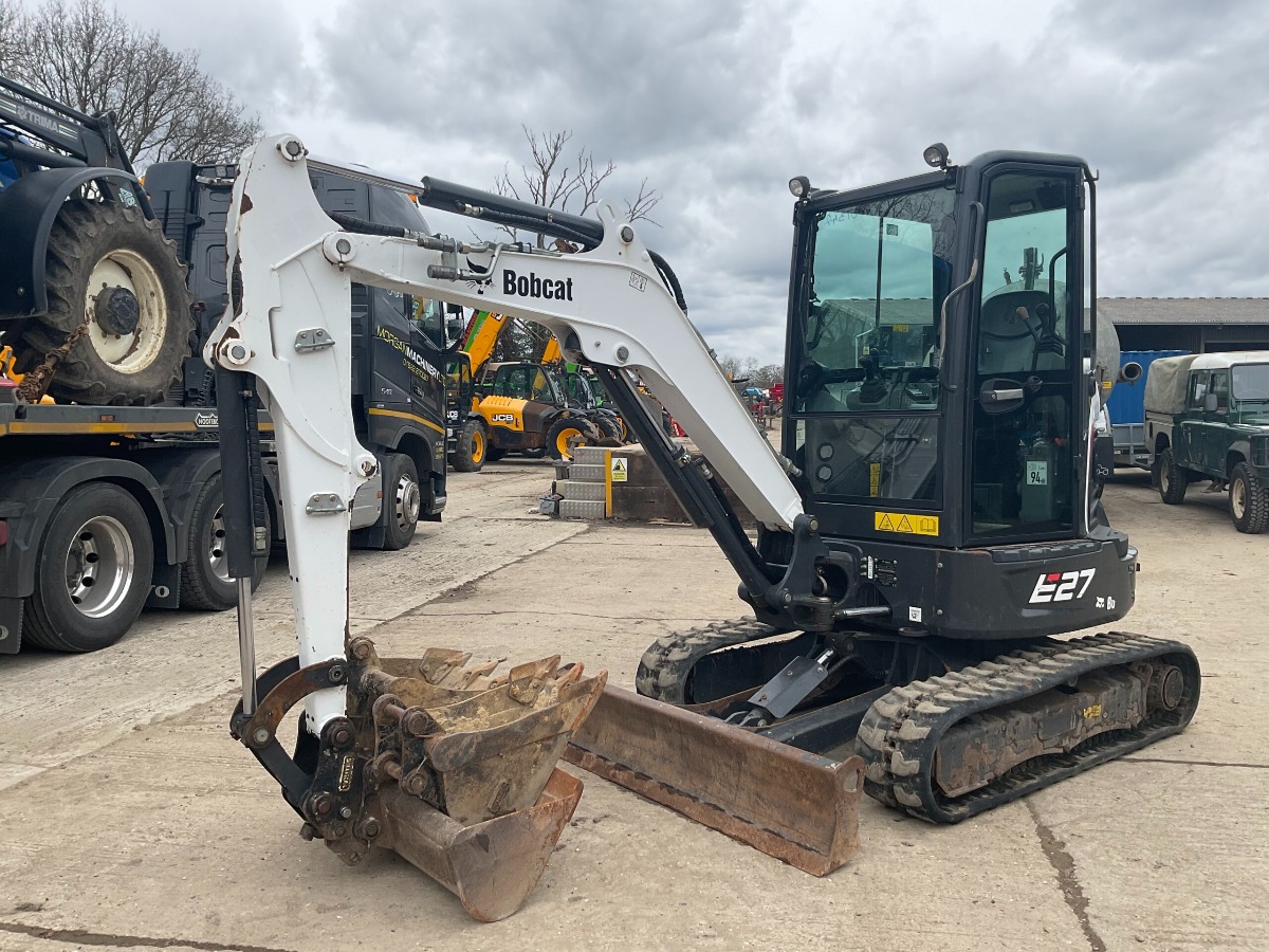 Digger Bidder - 2018 Bobcat E27 mini excavator