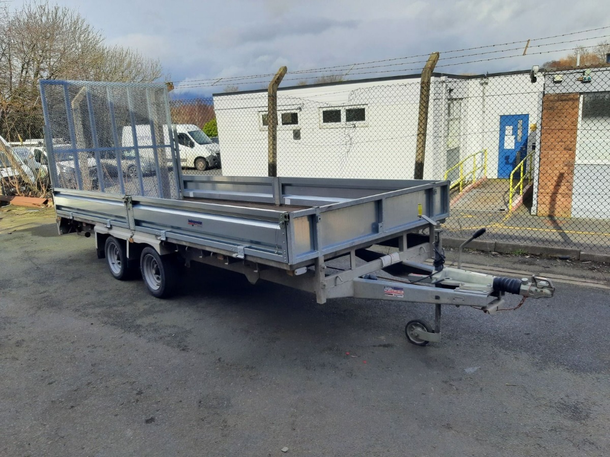 Digger Bidder - Indespension FTL35166SD flatbed trailer