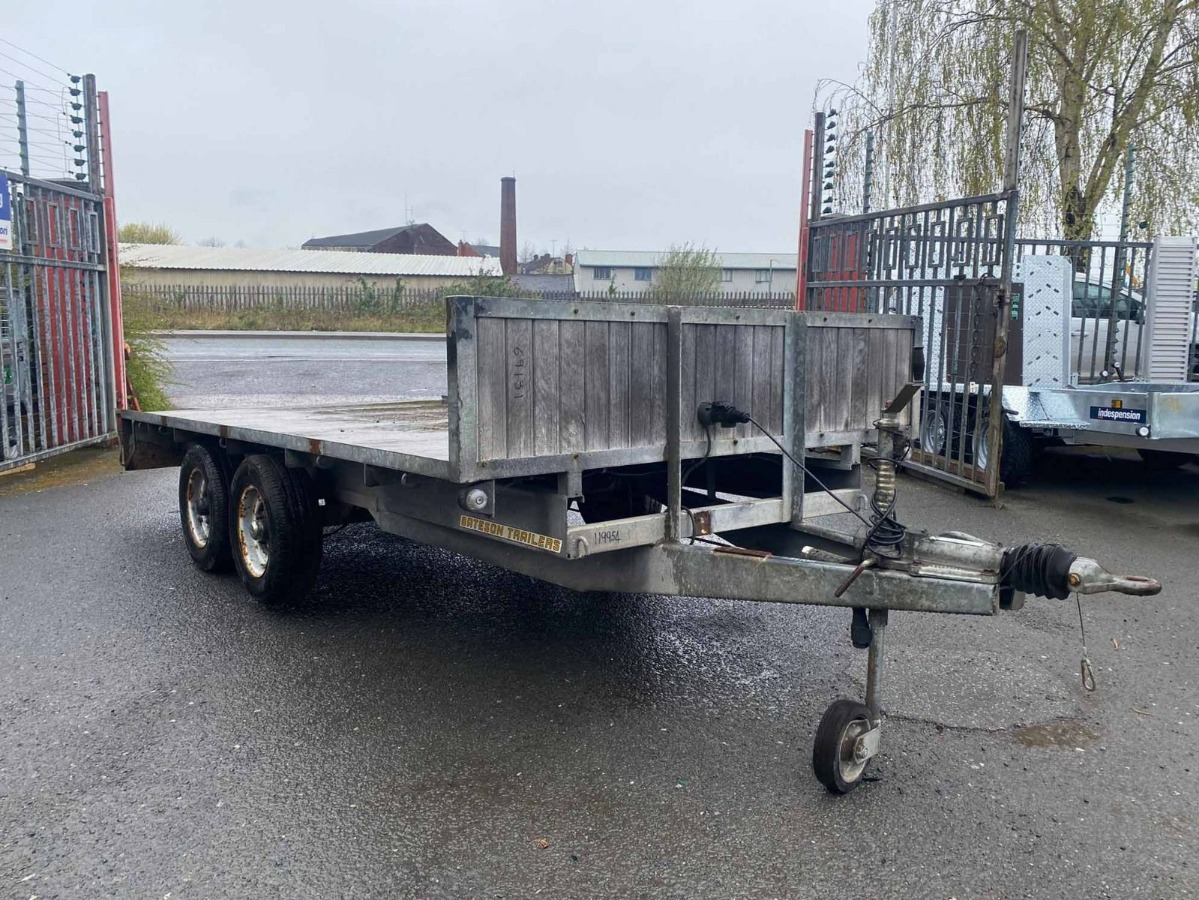 Digger Bidder - Used Bateson 12 x 6 flatbed trailer